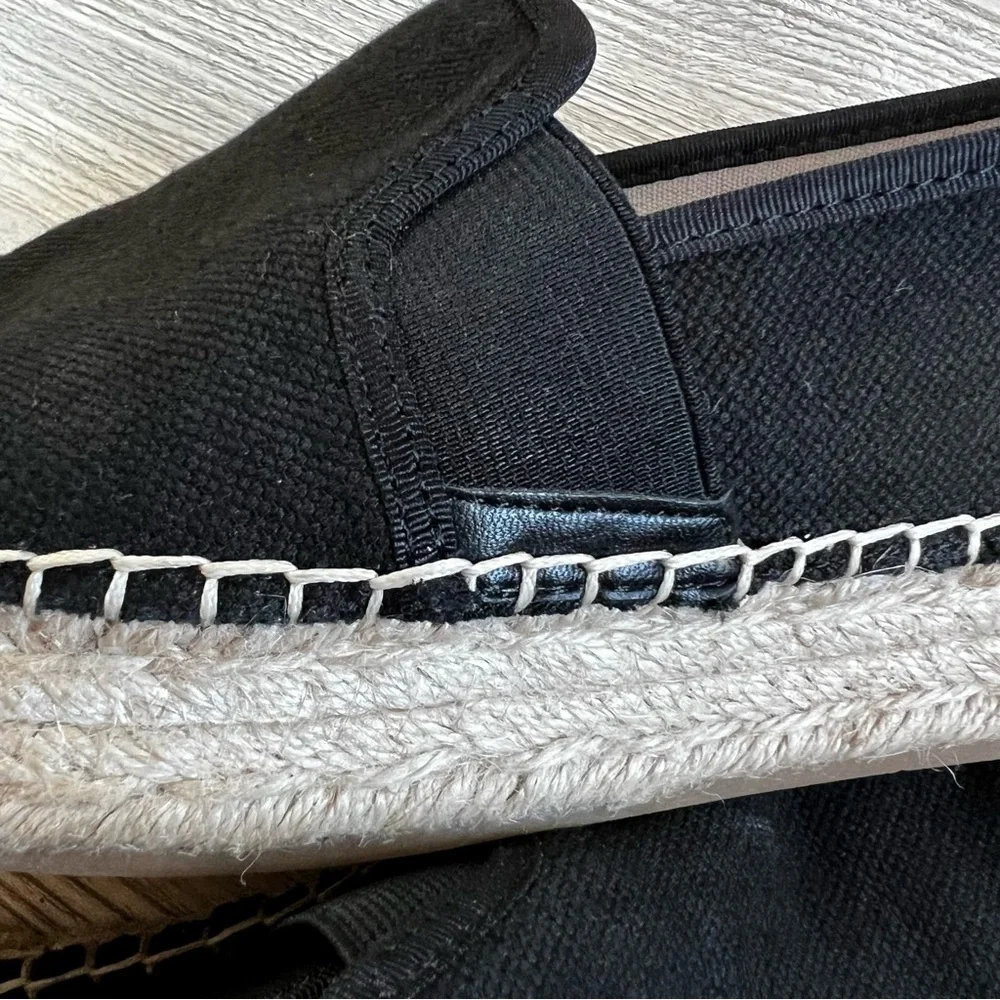 Circus by Sam Edelman Christina black canvas espadrilles size 10